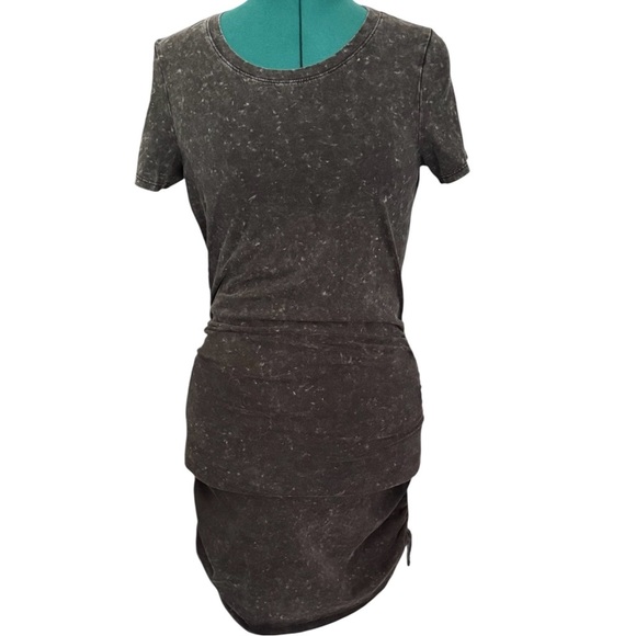 PINK Victoria's Secret Dark Gray Ruched Mini Dress Size M - Picture 4 of 7